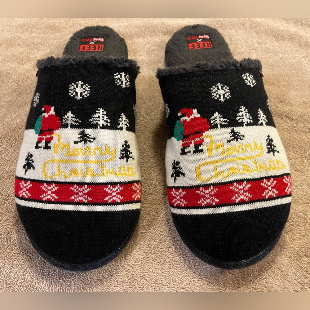Reef x Tipsy Elves Holiday Slippers
